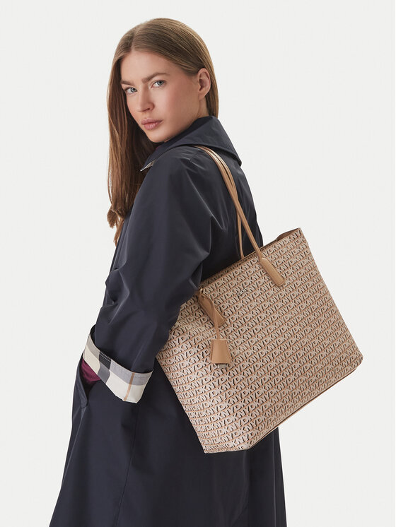 DKNY Torebka Saige Ew Tz Tote R52A5I42 Beżowy