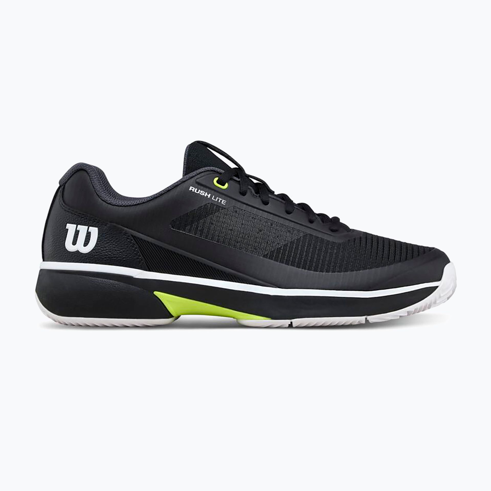 Buty do tenisa męskie Wilson Rush Lite 5 Clay black/white/safety yellow WYSYŁKA W 24H 30 DNI NA ZWROT