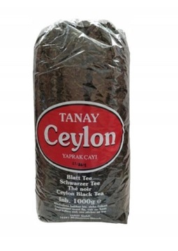 Tanay Herbata cejlońska Sypana Czarna Gruby Liść 1000 gr