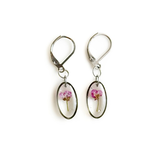 Kolczyki z kwiatami, prezent urodzinowy