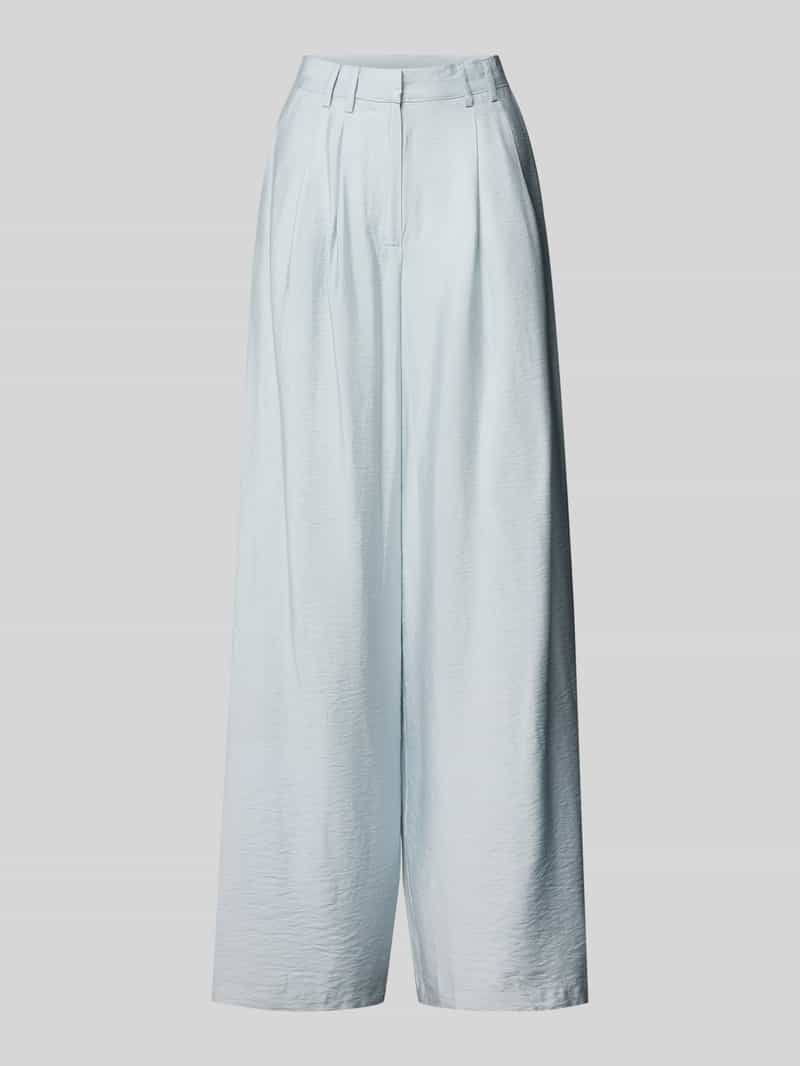 Spodnie materiałowe krój wide fit Model 'FINJA'