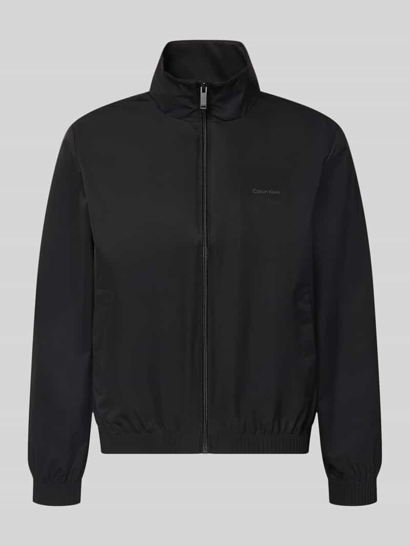 Kurtka ze stójką i logo