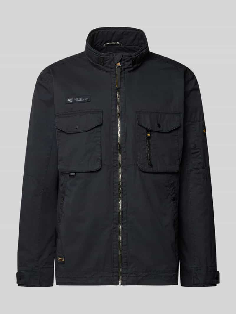 Kurtka z czystej Bawełna z kieszeniami na piersi