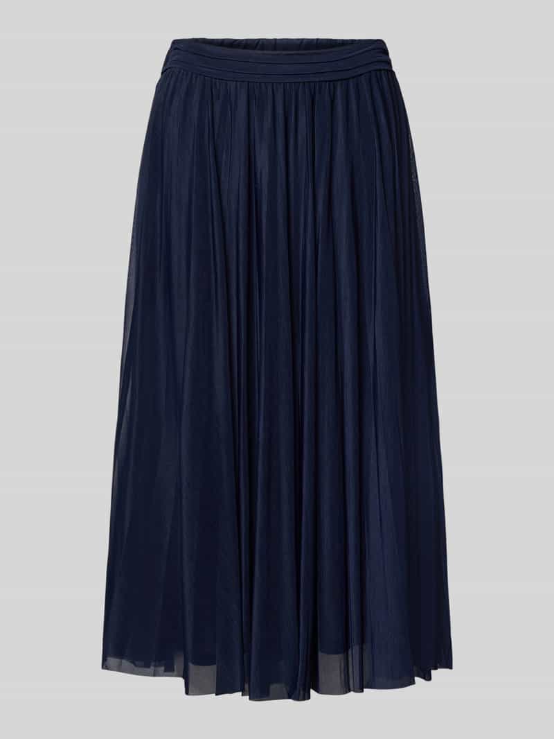 Spódnica midi w optyce plisowanej Model 'Astrid'