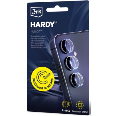 Szkło hybrydowe na obiektyw 3MK Hardy Fusion Lens Protection do Samsung Galaxy S24 FE (4 szt.)