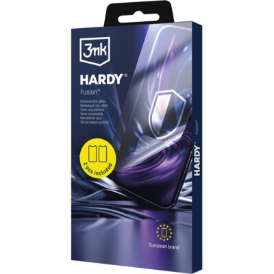 Szkło hybrydowe 3MK Hardy Fusion do Samsung Galaxy S25 FE (2 szt.)