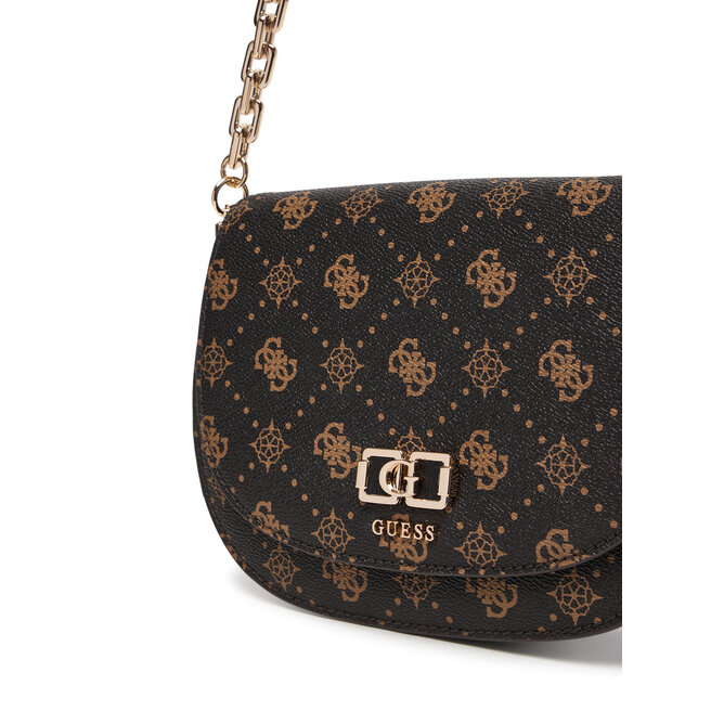 Torebka Guess Emelie Logo HWGP99 28200 Brązowy