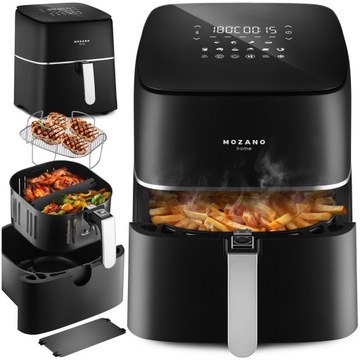 Frytkownica Beztłuszczowa Frytownica Air Fryer Crispflow Mocna 8L
