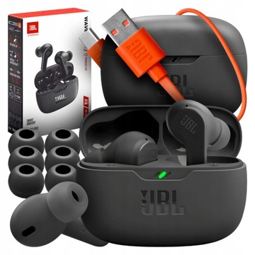 JBL Wavebeam Tws Bluetooth Czarne