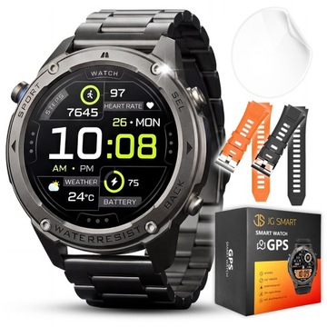 Zegarek Smartwatch Męski Wodoodporny Rozmowy Menu Pl Sport Gps Smart Watch