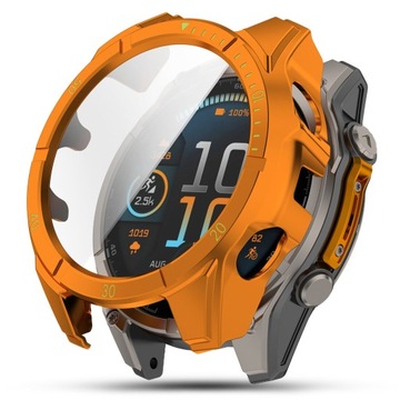 Etui Ochronne 2w1 Szkło Hartowane do Garmin Fenix 8 47mm Ochrona Koperty