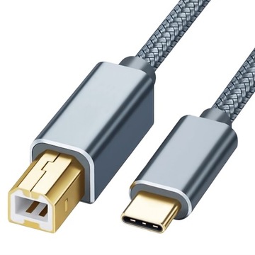 Kabel Usb Do Drukarki Skanera Usb-c Usb-b Oplot Hp Brother Epson Canon 3M