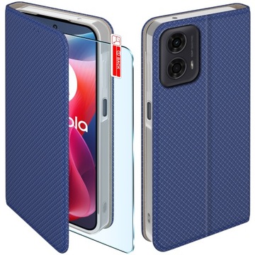 Etui z klapką do Motorola G24G24 PowerG04| E14 Zamykane Futerał Szkło