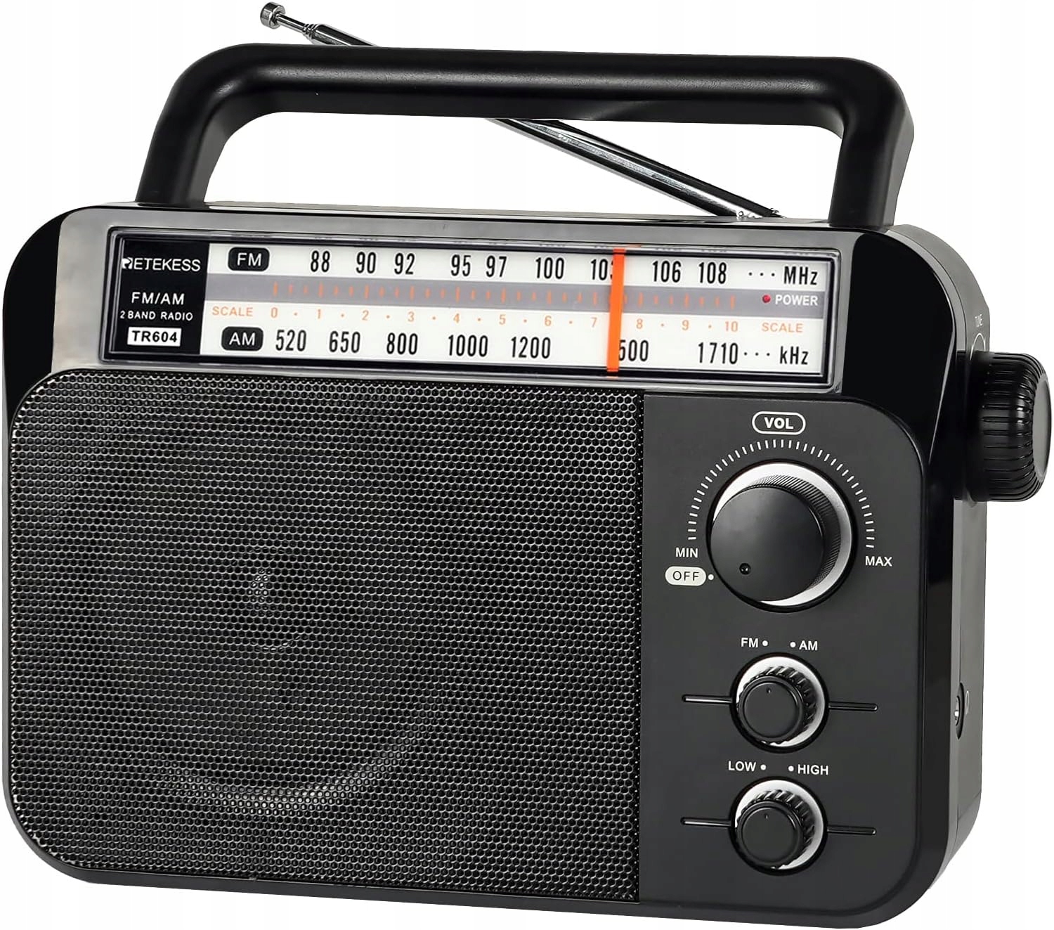 Retekess TR604 Przenośne Radio Fm Am