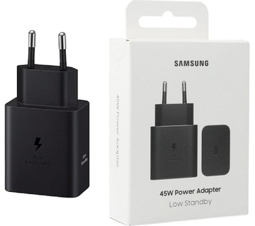 Oryg Ładowarka Sieciowa Samsung 45W Usb C Pd Galaxy S22 S23 S24 S25 Ultra