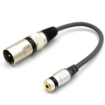 Adapter Przejściówka Xlr Męski Gniazdo Mini Jack 3.5 Stereo Vitalco