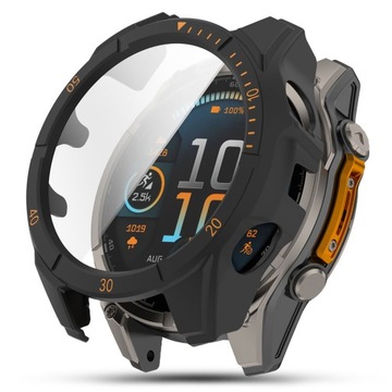 Etui Ochronne 2w1 Szkło Hartowane do Garmin Fenix 8 47mm Ochrona Koperty