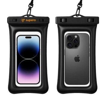 Etui wodoodporne wodoszczelne na telefon, uniwersalne do 7.2 cala, na plaże