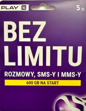 Starter Play 5G Bez Limitu 600 Gb