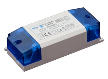 ADLER zasilacz CV 12V/12W plastic ze złączem śrubowym z zaślepką