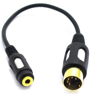 Adapter Przejściówka Wtyk Din 5 Pin Na Gniazdo Mini Jack 3.5 Trs Vitalco