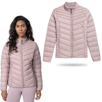 Kurtka Damska 4F Puchowa Pikowana Jesienna Ciepła