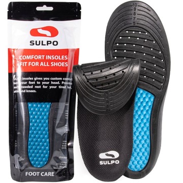 Wkładki do butów roboczych Bhp sportowych amortyzacja bolące stopy 42-46