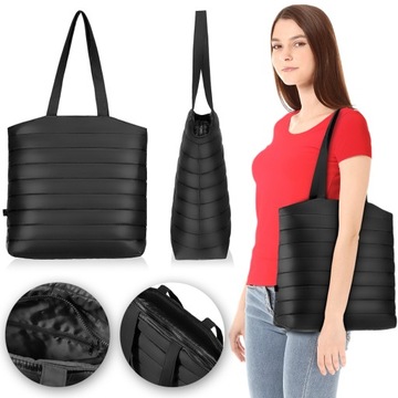 Torba Torebka Shopper Damska Shopperka Miejska Sportowa