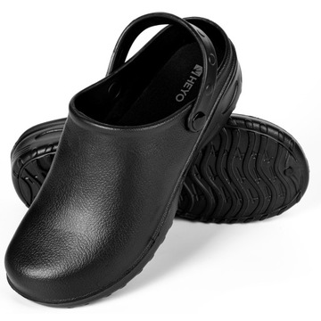 Klapki Damskie Heyo Chodaki Ogrodowe Piankowe Pełne 38