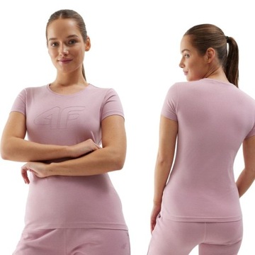 Koszulka Damska 4F T-shirt Podkoszulek Sportowa Na Co Dzień