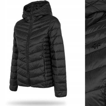 4F kurtka damska pikowana z kapturem KUDP003 rozmiar S
