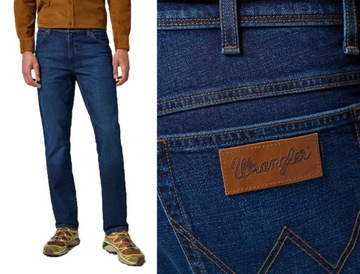 Wrangler Texas męskie zwężane spodnie jeansowe Midnight Haze Slim W32 L30