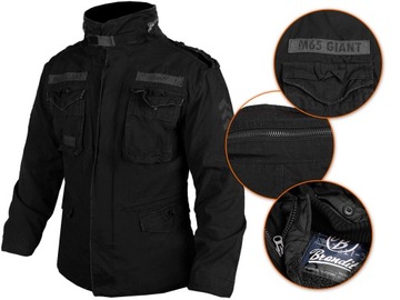 Kurtka Męska Wojskowa Brandit M65 Giant Parka 3w1 Czarna XL
