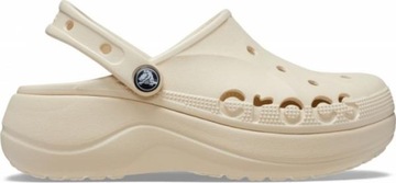 Crocs klapki damskie Baya Platform Clog 37,5 w7 Winter White