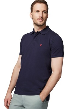Koszulka Polo Męska Granatowa Bawełniana Próchnik PM3 XL