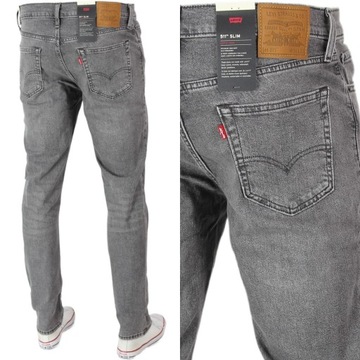 Levi's 511 Slim Jeansy Proste Reg. Straight 