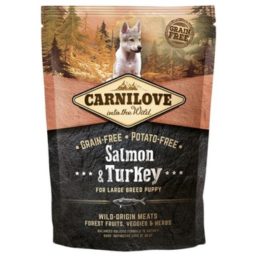 Carnilove Salmon&Turkey Large Breed Puppy 1,5 kg
