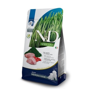 FARMINA N&D Spirulina Lamb Puppy Medium& Maxi 2kg