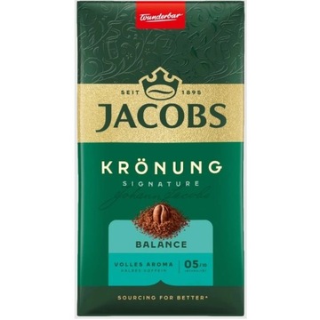 Jacobs Kronung Balance Kawa Mielona z Niemiec 500 g