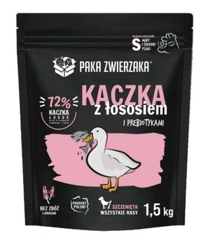 PAKA ZWIERZAKA sucha karma Seven’th Heaven  Duck & Salmon PUPPY (Kaczka i łosoś SZCZENIĘTA) 1,5 kg