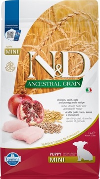 Farmina N&D Low Grain Chicken & Pomegranate Puppy Mini 2,5 kg