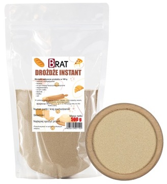 Drożdże Suche Instant 500g Piekarskie piekarnicze