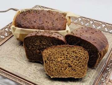 Chleb litewski Borodyński żytni razowy słonecznik