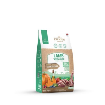 Pokusa  Lamb With Duck / Jagnięcina Z Kaczką Puppy 3Kg Dla Szczeniąt