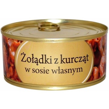 Konserwa Żołądki Z Kurcząt 300g Marlej