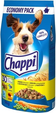 Chappi Z Drobiem I Warzywmi 9 kg