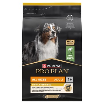 PURINA PROPLAN LIGHT / STERILISED JAGNIĘCINA 3kg