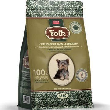 Folk Mini Wielkopolska Kaczka&Królik  1,6Kg