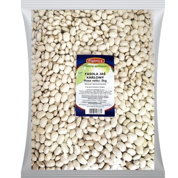 Fasola Jaś Karłowy 5kg Piątnica Piękny jaś karłowy Naturalna zdrowa