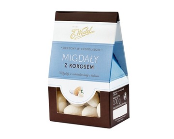 Migdały w białej czekoladzie z kokosem E.Wedel
